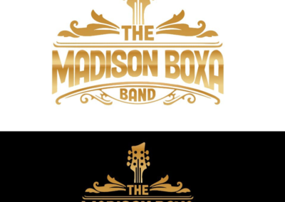 madison boxa band logo design