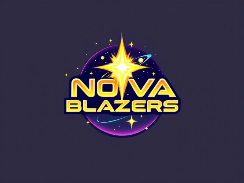 Sports Logo Design, Nova Blazzers